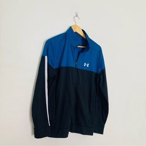 Under armour teal black large track jacket